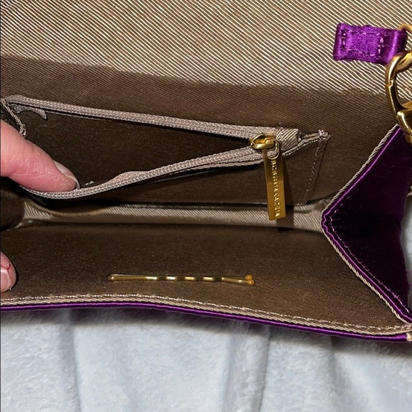 COPY - Bcbgmaxazzari Purple Wristlet / Satin - Cu… - Picture 9 of 12